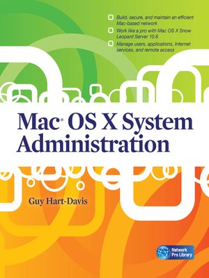 cover image of Mac OS X System Administration